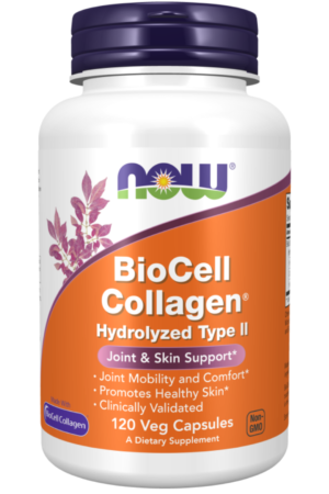 Now Biocell Collagen Hydrolyzed Type II Vacps 120's (Chicken Sternal Cartilage)